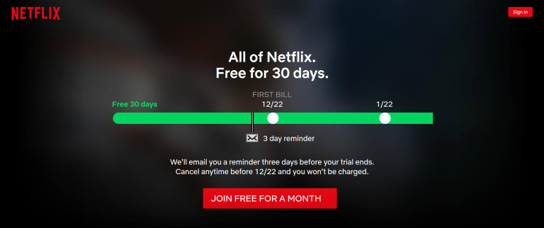 After a worldwide blackout, Netflix came back a little before 5pm